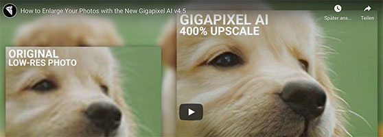 Topaz Gigapixel 5.0 – 32% sparen mit Einführungspreis
